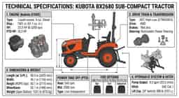 Kubota BX2680 4WD HST
