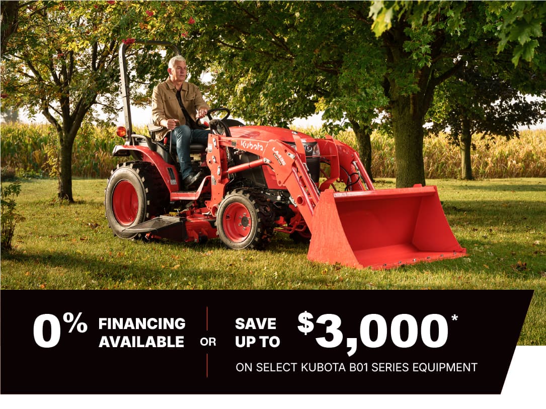 Save on Select B01 Series Tractors